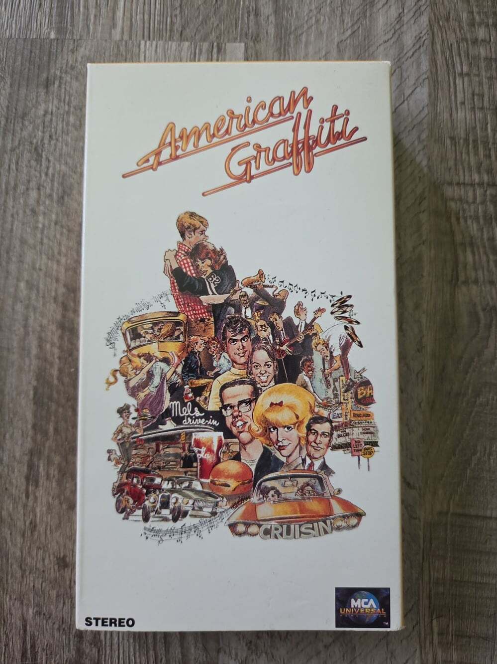 Vintage American Graffiti George Lucas VHS 1990 MCA Universal Comedy Dreyfus